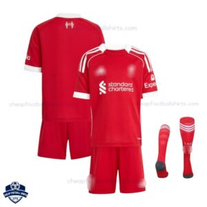 Liverpool Home Kids Football Kit 25/26 - Overview