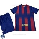 Barcelona Home Kids Football Kit 25/26 - Back View