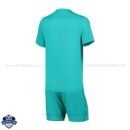 Everton Goalkeeper Blue Kids Football Kit 24/25 - Back View