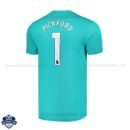 Everton Blue Goalkeeper Men Football Shirt 24/25 PICKFORD 1 - Back View