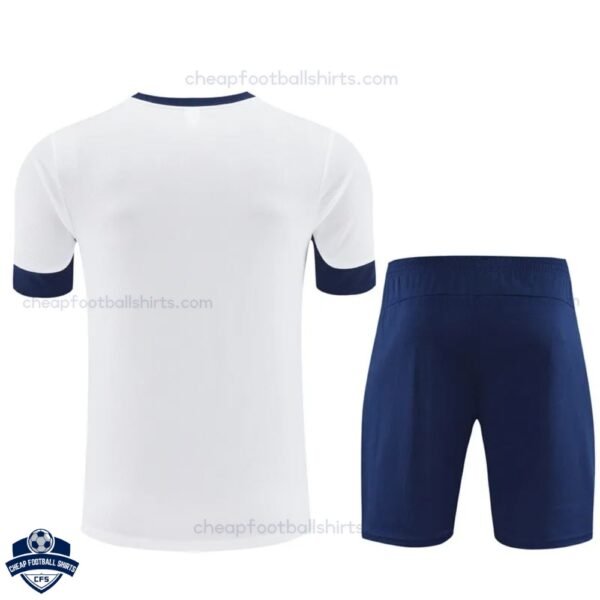 Portugal White Training Kids Football Kit 25/26 - Back View