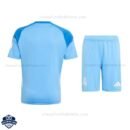 Real Madrid Blue Goalkeeper Kids Football Kit 25/26 - Back View