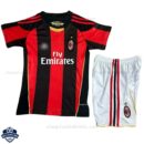 AC Milan Home Kids Football Kit 2010/11 - Front View
