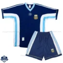 Argentina Away Kids Football Kit 1998 - Front View