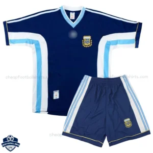 Argentina Away Kids Football Kit 1998 - Front View