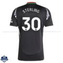 Arsenal STERLING 30 Away Men Football Shirt 24/25 - Back View