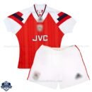 Arsenal Home Kids Football Kit 1992/94 - Front View