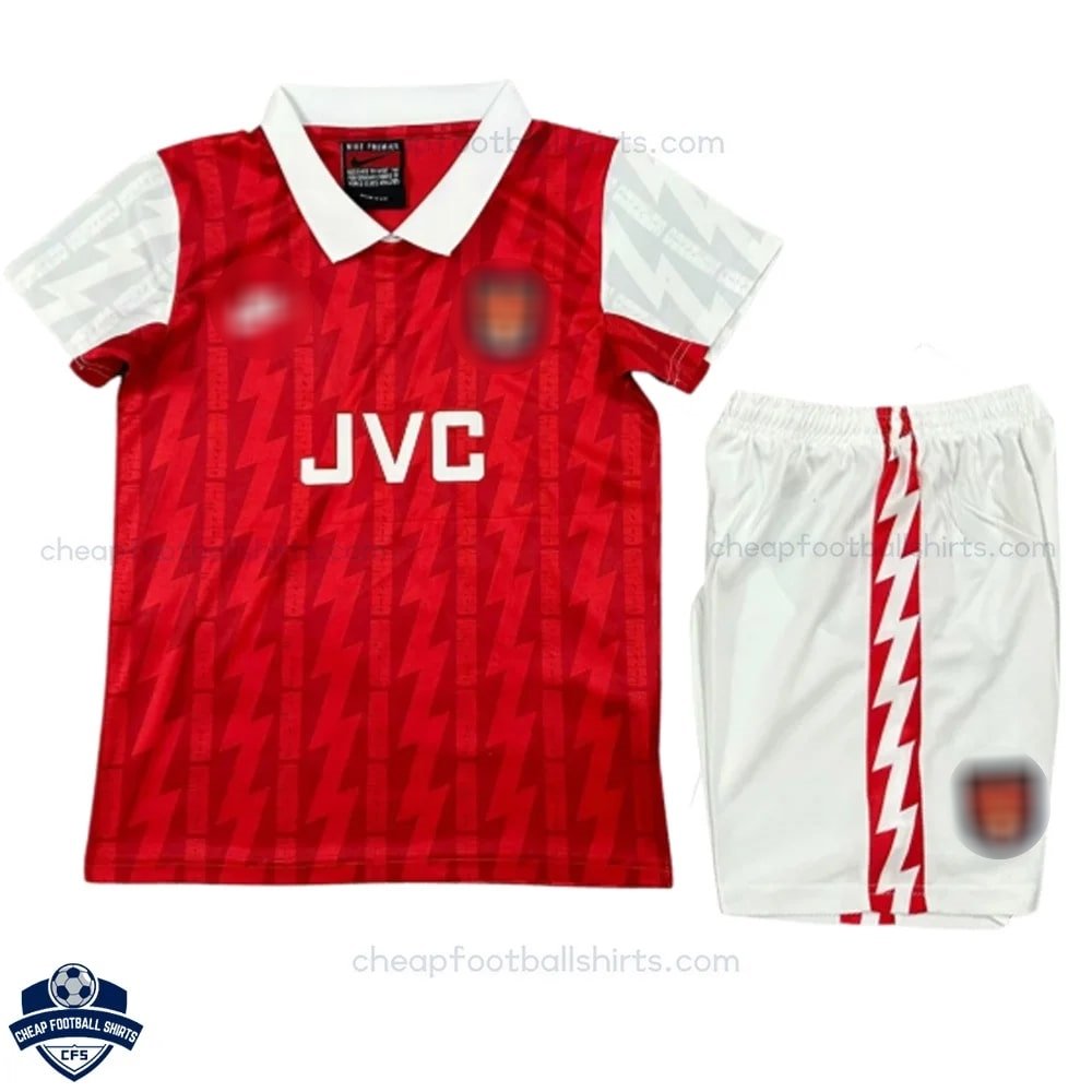 Arsenal Home Kids Football Kit 1994/96 - Front View