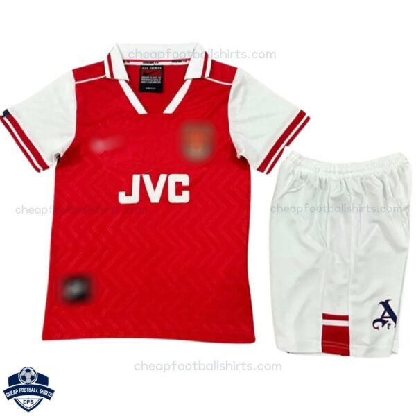 Arsenal Home Kids Football Kit 1996/98 - Front View