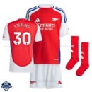 Arsenal Home Kids Football Kit 24/25 STERLING 30 - Over View