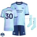 Arsenal Third Kids Football Kit 24/25 STERLING 30 - Over View