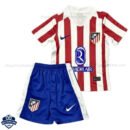 Atletico Madrid Home Kids Cheap Football Kit 2025/26 - Front View