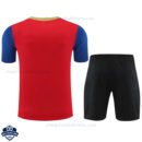 Barcelona Red Blue Training Kids Football Kit 24/25 - Back View
