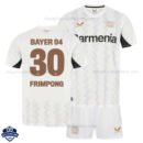Bayer Leverkusen Away Kids Football Kit 24/25 FRIMPONG 30 - Over View