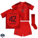 Bayern Munich Home Kids Football Kit 24/25 MUSIALA 42 - Front View