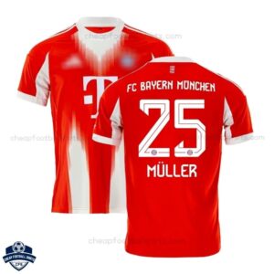 Bayern Munich Home Men Football Shirt 25/26 MULLER 25