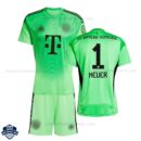 Bayern Munich NEUER 1 Goalkeeper Kids Football Kit 25/26