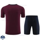 England Red Navy Training Kids Football Kit 24/25 - Back View