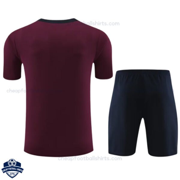 England Red Navy Training Kids Football Kit 24/25 - Back View