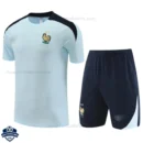 France Light Blue Training Kids Football Kit 24/25 - Front View