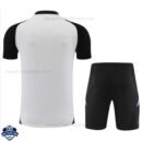 Germany White Black Training Kids Football Kit 24/25 - Back View