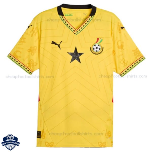 Ghana Away Cheap Football Shirts 2025/26 - Front VIew