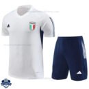 Italy White Training Kids Football Kit 24/25 - Front VIew