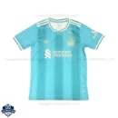 Front View of Liverpool Blue Third Men Cheap Football Shirts 2025/26