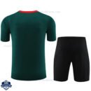 Liverpool Green Red Training Kids Football Kit 24/25 - Back View