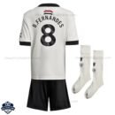 Manchester United Away Kids Football Kit 24/25 CASEMIRO 18 - Back View