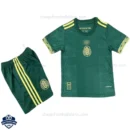 Mexico Green Special Kids Football Kit 25/26 - Front View