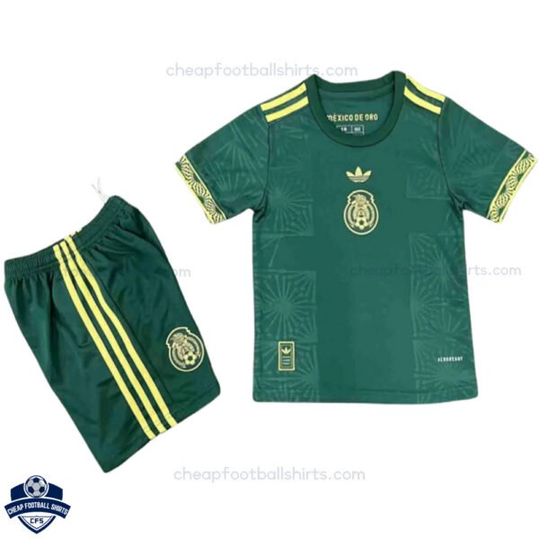 Mexico Green Special Kids Football Kit 25/26 - Front View
