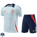 Spain White Training Kids Football Kit 24/25 - Front View