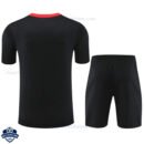 Portugal Black Red Training Kids Football Kit 24/25 - Back View