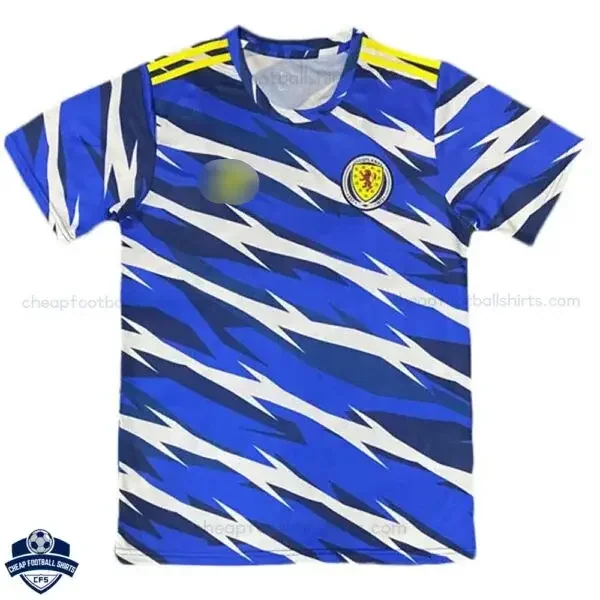 Scotland Pre-Match Men Football Shirt 24/25 - Front View