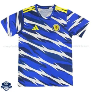 Scotland Pre-Match Men Football Shirt 24/25 - Front View