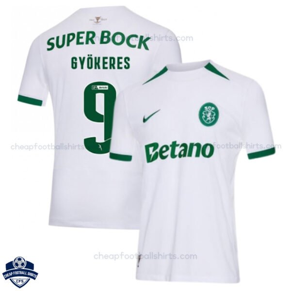 Sporting CP GYÖKERES 9 Away Men Football Shirt 24/25 - Over View