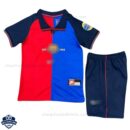 Barcelona 100th Anniversary Kids Football Kit 1889/1999 - Front View