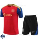Barcelona Red Blue Training Kids Football Kit 24/25 - Front View