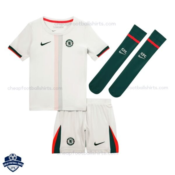 Chelsea Away Kids Cheap Football Kit 2025/26 - Overview