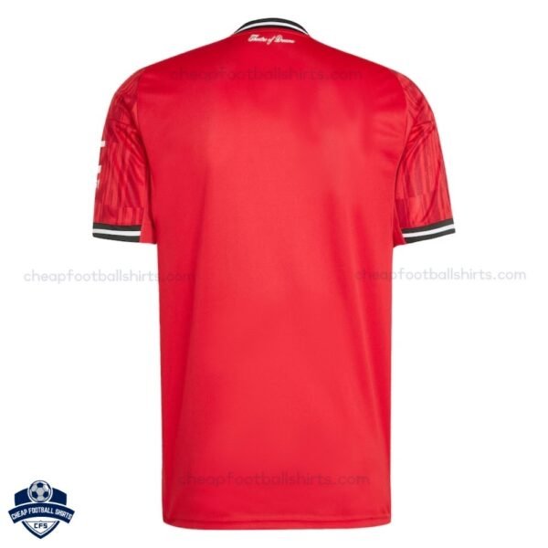 Manchester United Home Cheap Football Shirts 2025/26 - Back View