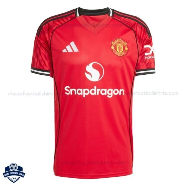 Manchester United Home Cheap Football Shirts 2025/26 - Front View