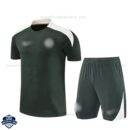 Chelsea Dark Green Pre Match Kids Football Kit 25/26 - Front View