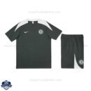 Chelsea Dark Green Pre Match Kids Football Kit 25/26 - Real Front View