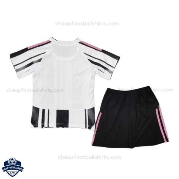 Juventus Home Kids Football Kit 25/26 - Back View
