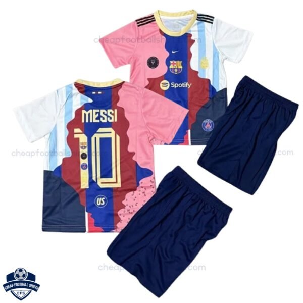 Barcelona Messi Commemorative Kids Football Kit 25/26 - Overview