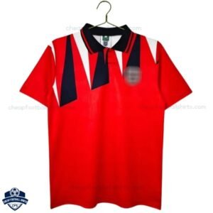 England Away Men Football Shirt 1992 - Front View