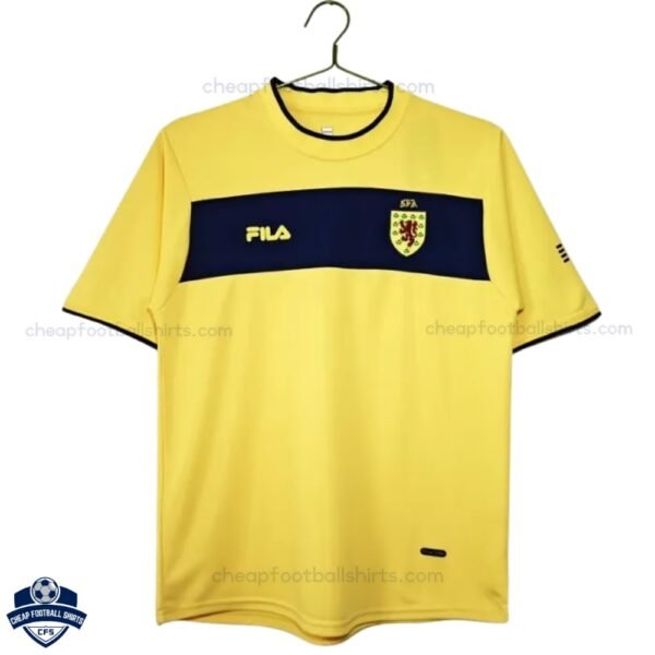 Scotland Away Men Football Shirt 2002 - Front View