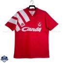 Liverpool Home Men Football Shirt 1991/92 - Front View