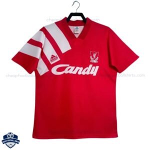 Liverpool Home Men Football Shirt 1991/92 - Front View